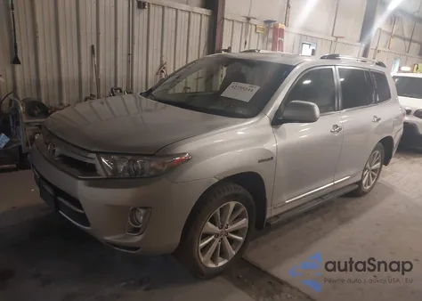 2013 Toyota Highlander Hybrid Limited V6 z USA, uszkodzony, nr VIN JTEDC3EH2D2012696